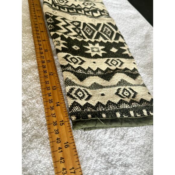 Jane Ashley womens Cotton Aztec southwestern tapestry jacket Metal buttons Sz PM - Picture 6 of 7